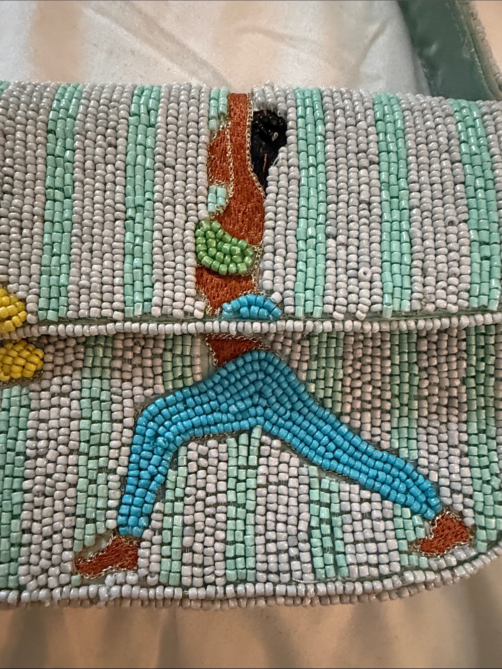 Beaded namaste yoga flap closure viral purse TJ Maxx Marshall’s
New - Picture 8 of 11